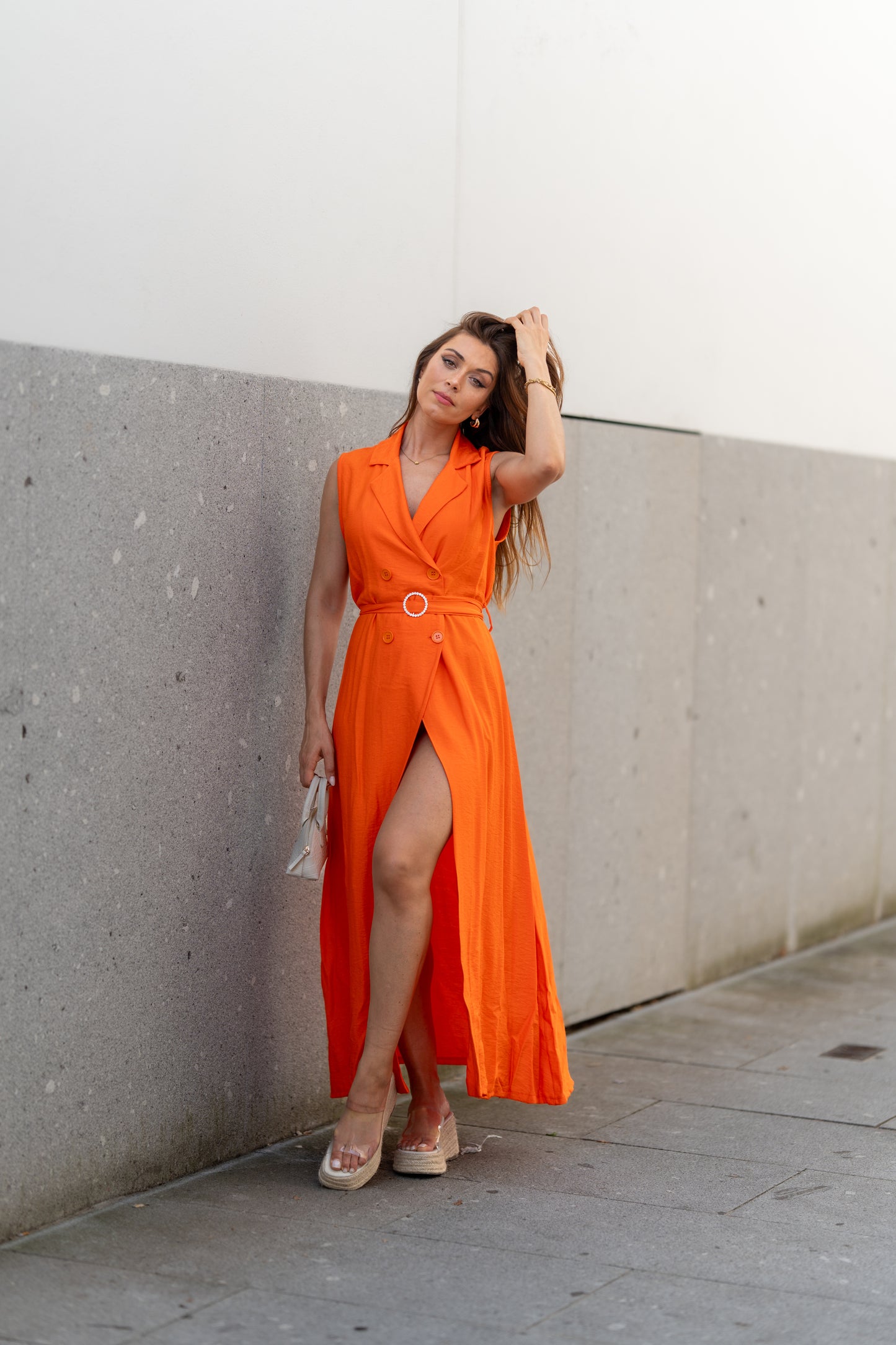 VESTIDO LARANJA